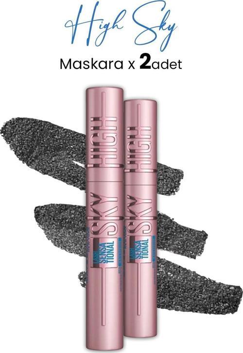 Lash Sensational Sky High Waterproof Maskara Siyah x 2 Adet