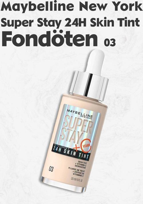 Maybelline Super Stay 24H Skin Tint Fondöten 03