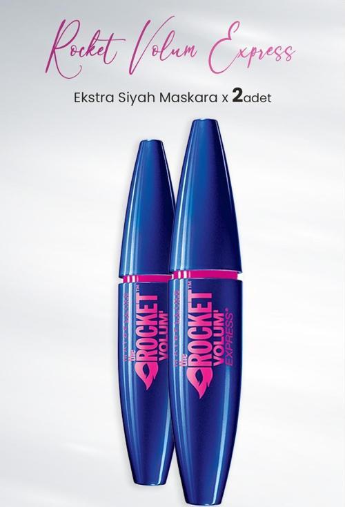 Maskara Rocket Volum Express Ekstra Siyah x 2 Adet