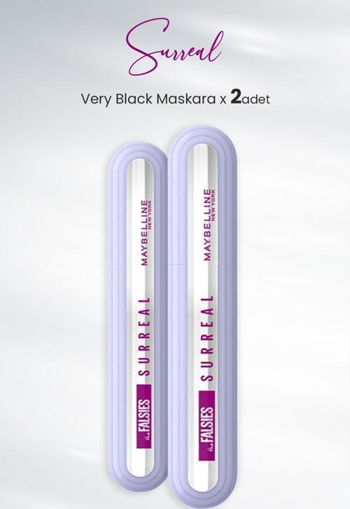Maskara Surreal Very Black x 2 Adet