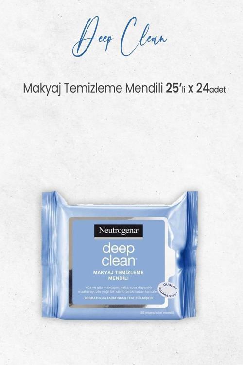 Deep Clean Makyaj Temizleme Mendili 25' li x 24 Adet