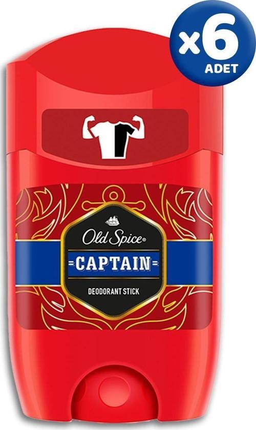 Captain Deodorant Stick 50 ml - 6 Adet