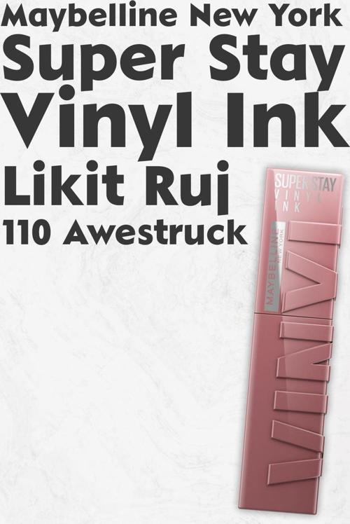 Super Stay Vinyl Ink Likit Ruj 110 Awestruck