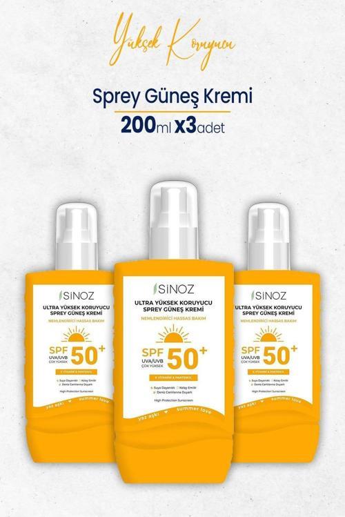 Güneş Kremi Ultra Koruyucu SPF 50 200 ml x 3 adet