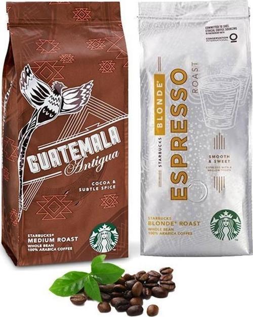 Düvenci Toptan Starbucks Guatemala ve Blonde Çekirdek Kahve 250 Gr 2 Adet