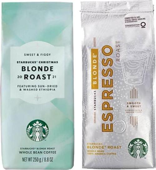 Blonde Espresso Roast ve Christmas Blonde Ethiopia Çekirdek Kahve 500 Gram