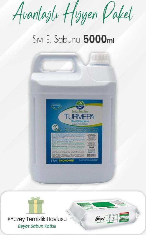 Sıvı Sabun 5 lt ve Easy Clean Yüzey Temizlik 100' lü