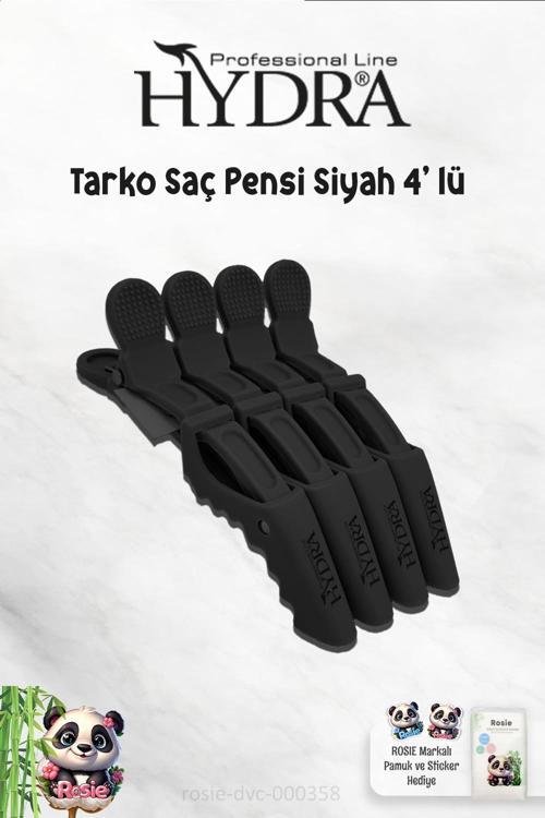 Hydra 2192 Saç Pensi 4 Lü Siyah ve ROSIE