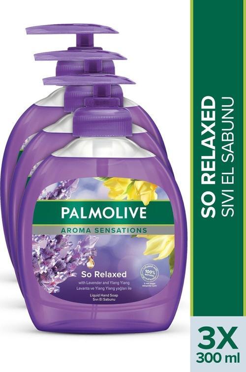 Aroma Sensations So Relaxed Ylang Ylang Öz Yağı ve İris Özü ile Sıvı El Sabunu 3 x 300 ml