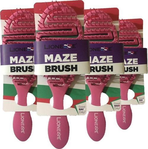 Lionesse Saç Fırçası Oval Pembe x 4
