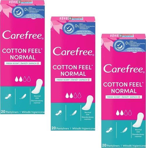 Cotton Feel Fresh Günlük Ped 20'li 3 ADET