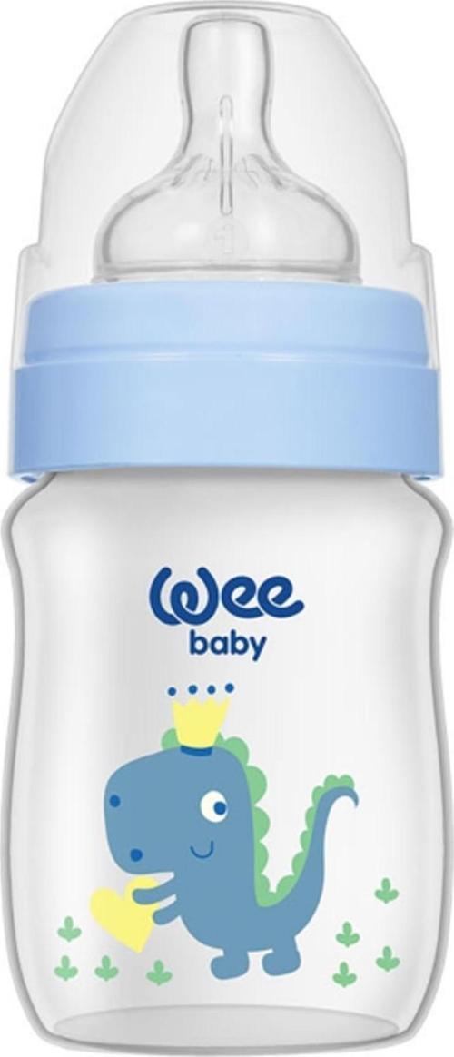 Klasik Plus Geniş Ağızlı PP Biberon 150 ml Mavi