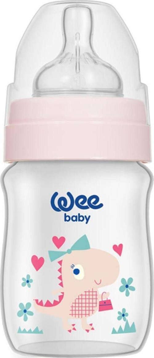 Klasik Plus Geniş Ağızlı PP Biberon 150 ml Pembe