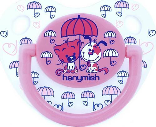 116 Mini Silikon Damaklı Emzik No 2 6-18 Ay Pembe