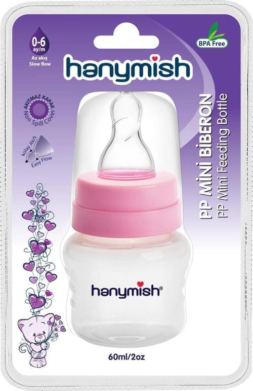 432 PP Mini Biberon 60 ml Pembe