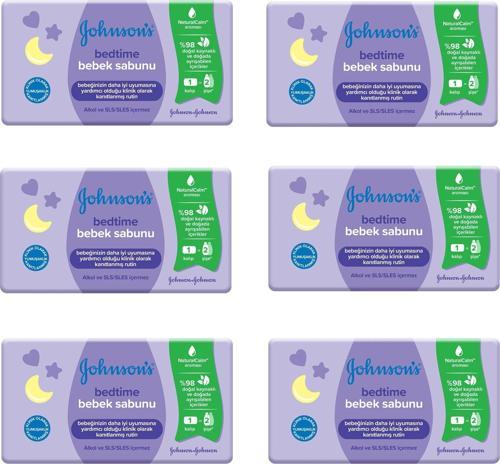 Johnsons Baby Bedtime Sabun 90 gr 6 ADET