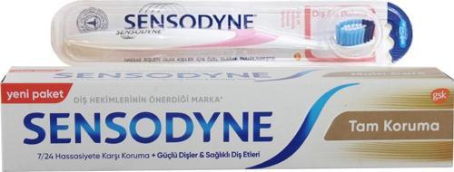 Tam Koruma Diş Macunu 75 ml + Diş Eti Bakımı Fırçası Yumuşak Pembe