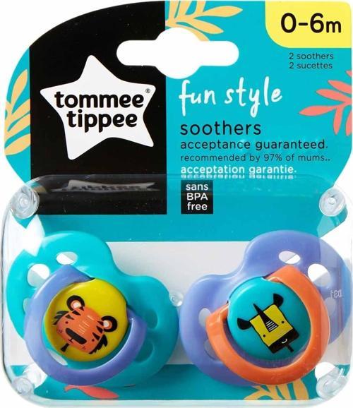 Fun Style Ortodontik Emzik 2'li 0-6 Ay Yeşil