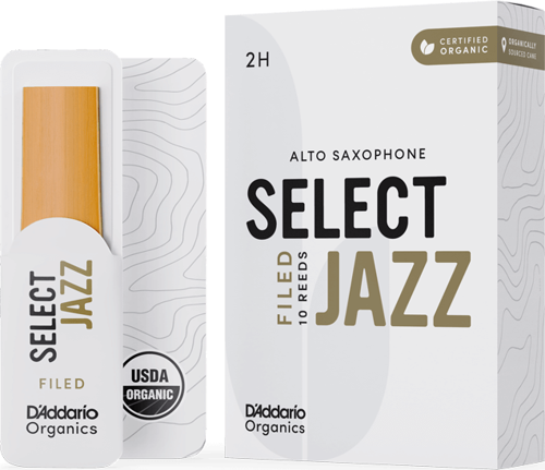D\'Addario Woodwinds Organic Select Jazz Alto Saksafon Kamışı No:2 Hard