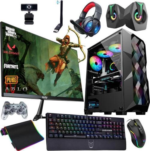 Diablo Ryzen 5 5500 16GB 512GB M.2 NVMe RTX2060S 8GB 24" Oyuncu Masaüstü Bilgisayarı