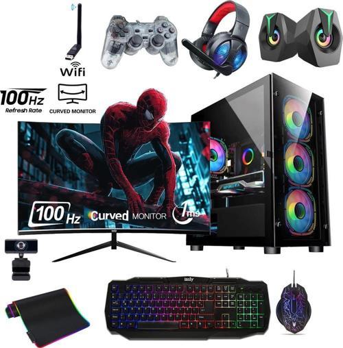 Lotus X MEGA i5-4570 16GB 256GB SSD RX 580 8GB 24'' Oyuncu Masaüstü Bilgisayarı