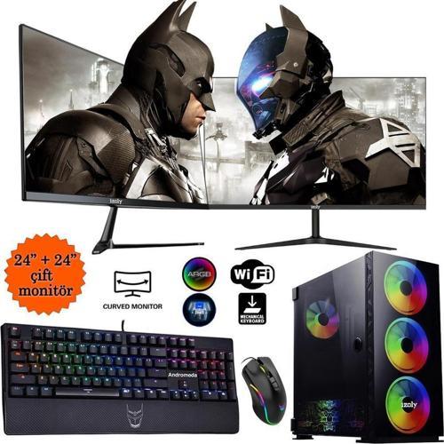 Magnus X i5-12400F 32GB 512GB M.2 NVMe RTX 2060S 8GB 24"+24" Oyuncu Masaüstü Bilgisayarı