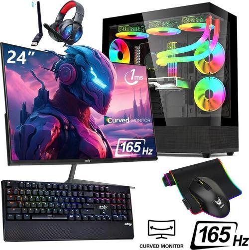Ragnarok i7 12700F 32GB DDR4 RAM 1TB NVMe SSD RTX3070 8GB 24" 165Hz 240MM SIVI SOĞUTMA Oyuncu Masaüstü Bilgisayarı