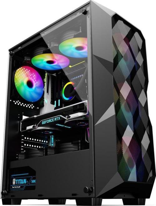 Spinda Ryzen 7 3700X 16GB 256GB M.2 NVMe RX 580 8GB Oyuncu Masaüstü Bilgisayarı