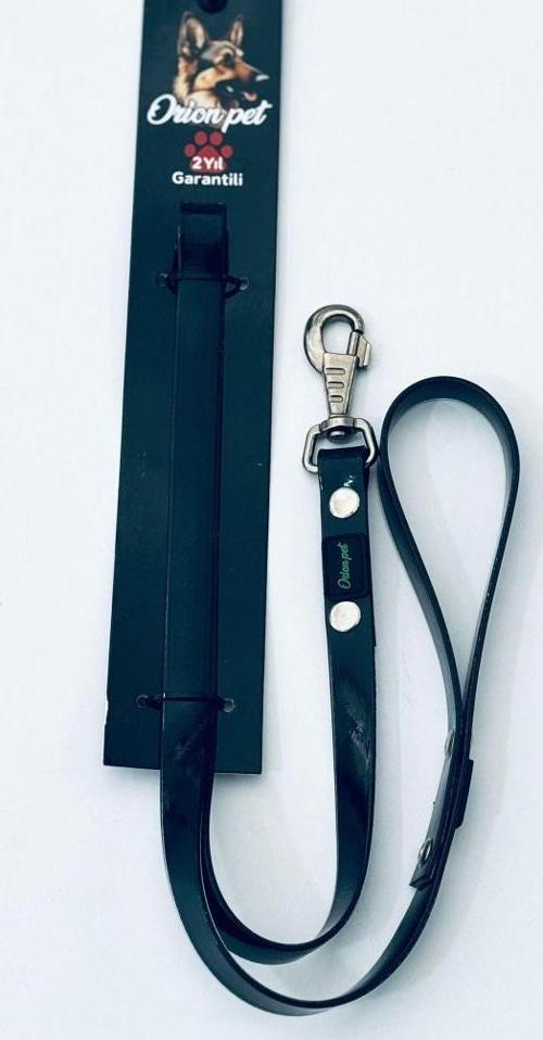 Silikon Kaplı Köpek Gezdirme Kayışı Siyah 2X127 Cm