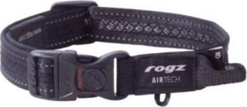 Air Tech Halsband Zwart Köpek Boyun Tasması Medium