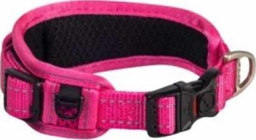 Utility Yastıklı Klasik Köpek Boyun Tasması Roze XLarge 25x37x54 Cm