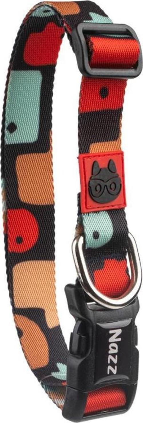 Nazz Köpek Boyun Tasması Adamlı Siyah Large 2,5X61 Cm