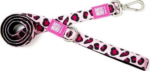 Max Molly Leopard Pink Gezdirme Kayışı Medium