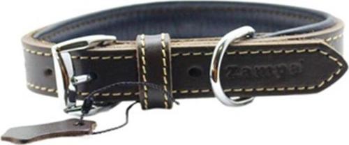 Yumuşak Dokulu Gerçek Deri Tribeca Köpek Boyun Tasması Kahvere 2x42 Cm