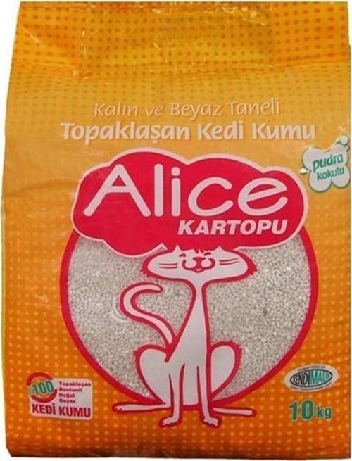 Kartopu Topaklaşan Parfümlü Kalın Taneli Kedi Kumu 10 Kg