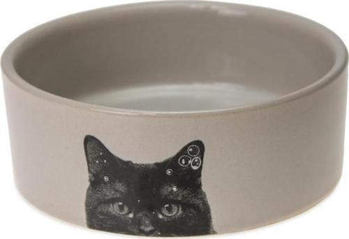 Karlıe Seramik Kedi Mama Kabı Krem Rengi 250 ml