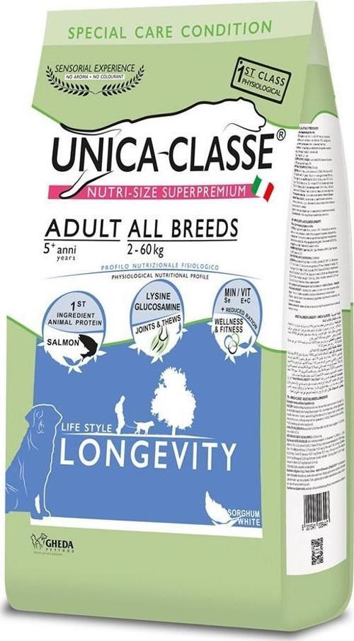 Orta ve Büyk Irk Longevıty Somon Balıklı Köpek Maması 3 Kg