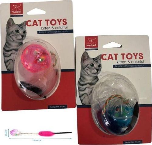 Renkli Toplu Fare Kedi Oyuncağı