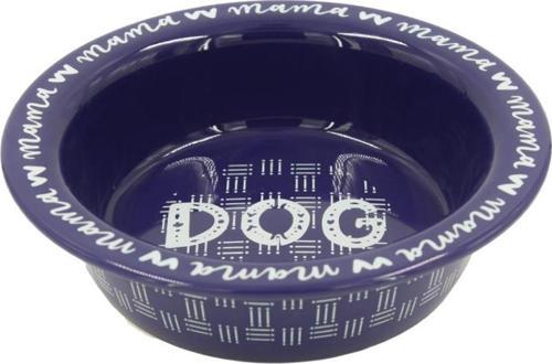 Renkli Seramik Köpek Mama ve Su Kabı Yeşil 520 ml