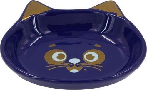 Seramik Kedi Mama Kabı Lacivert 250 ml