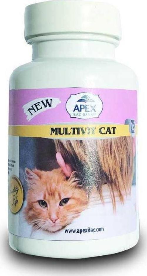 ​Apex Multivit Cat Kediler İçin Multivitamin 75 Tablet