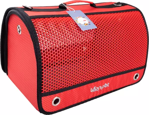 Pet Air Box Kedi ve Köpek Air Taşıma Çantası Kırmızı