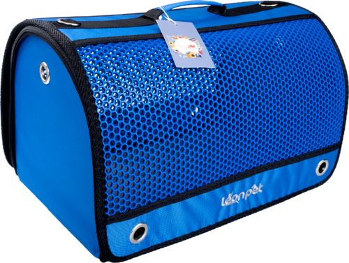Pet Air Box Kedi ve Köpek Taşıma Çantası Mavi