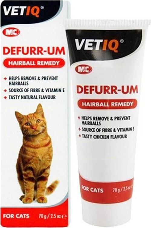 MC VetIQ Defurr UM Tüy Yumağı Engelleyici Kedi Malt Macunu 70 Gr