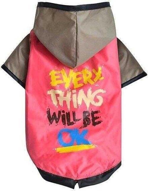 Pembe Gri Yağmurluk XSmall