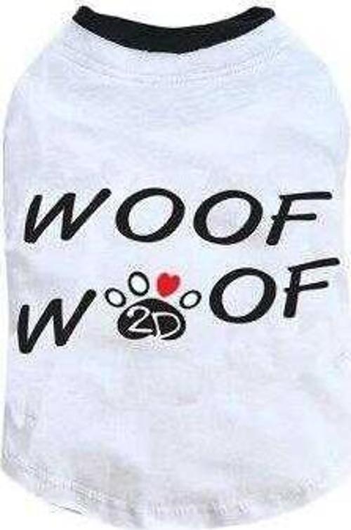 Woof Beyaz Tişört XXLarge