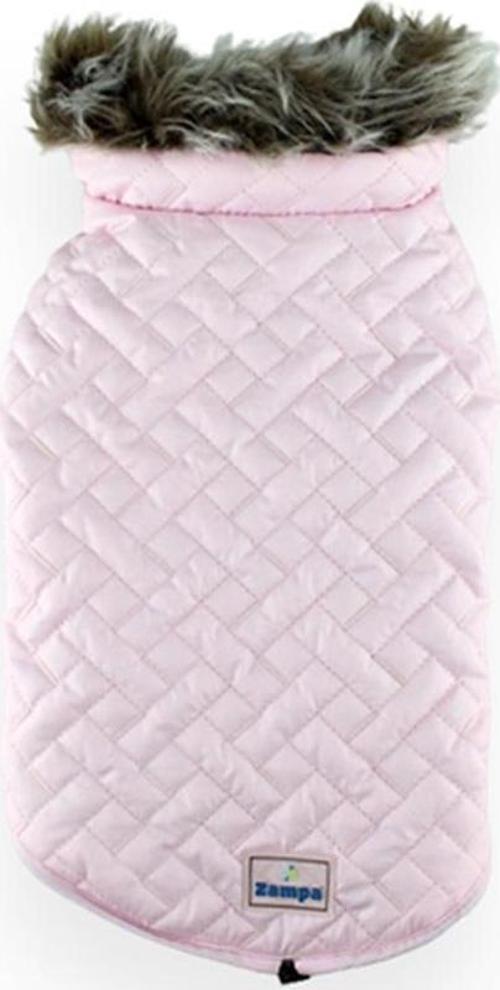 Supreme Yakalı Kürklü Mont Pembe 2XSmall
