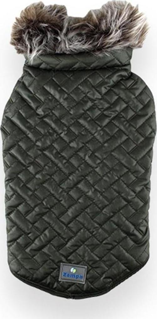 Supreme Yakalı Kürklü Mont Yeşil 2XSmall