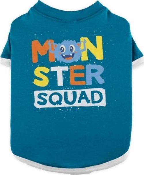Monster Yeşil Kedi Köpek T-Shirt Small