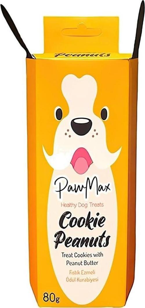 Fıstık Ezmeli %100 Doğal Köpek Ödül Maması Cookie Peanuts 80 Gr